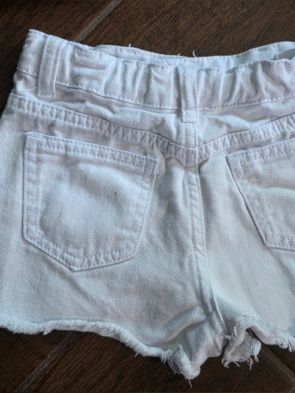 Kids Distressed Denim Shorts - Black, Light Blue, White - Picture 3 of 13